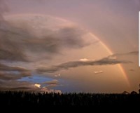 Double Rainbow Sunset